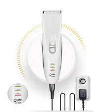 HKM-3027005 Electric Pet Hair Trimmer with Dual Power, Combs, and Accessories