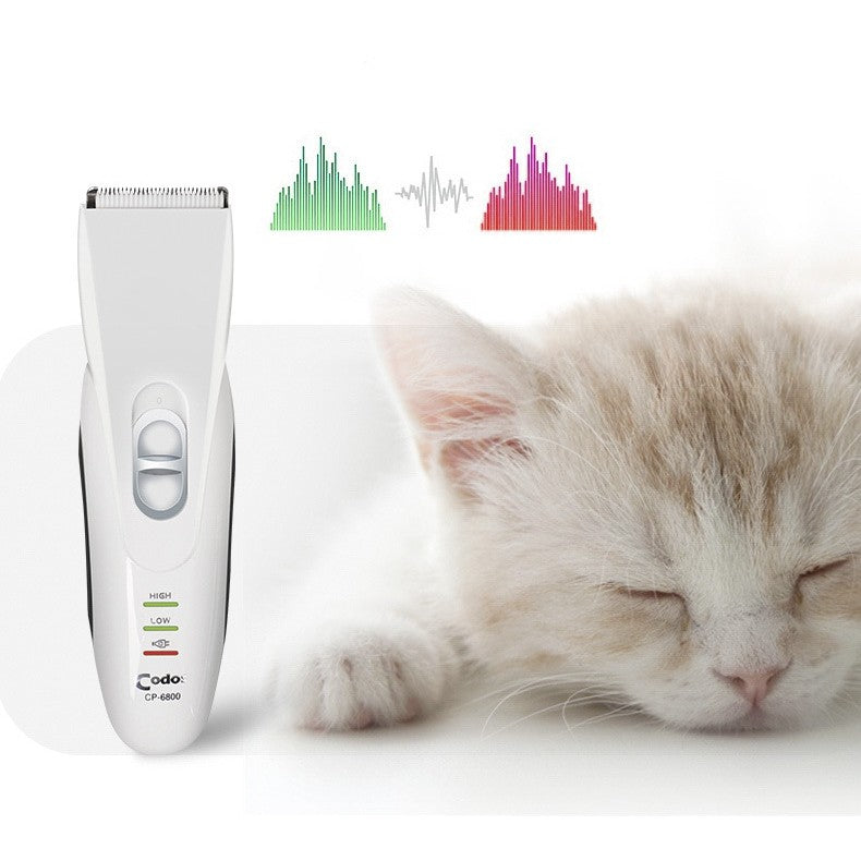 HKM-3027005 Electric Pet Hair Trimmer with Dual Power, Combs, and Accessories