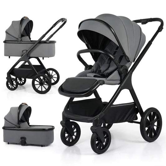 HKM-302803 3 in 1 Luxury High Landscape Multi-Functional Baby Stroller for Travel