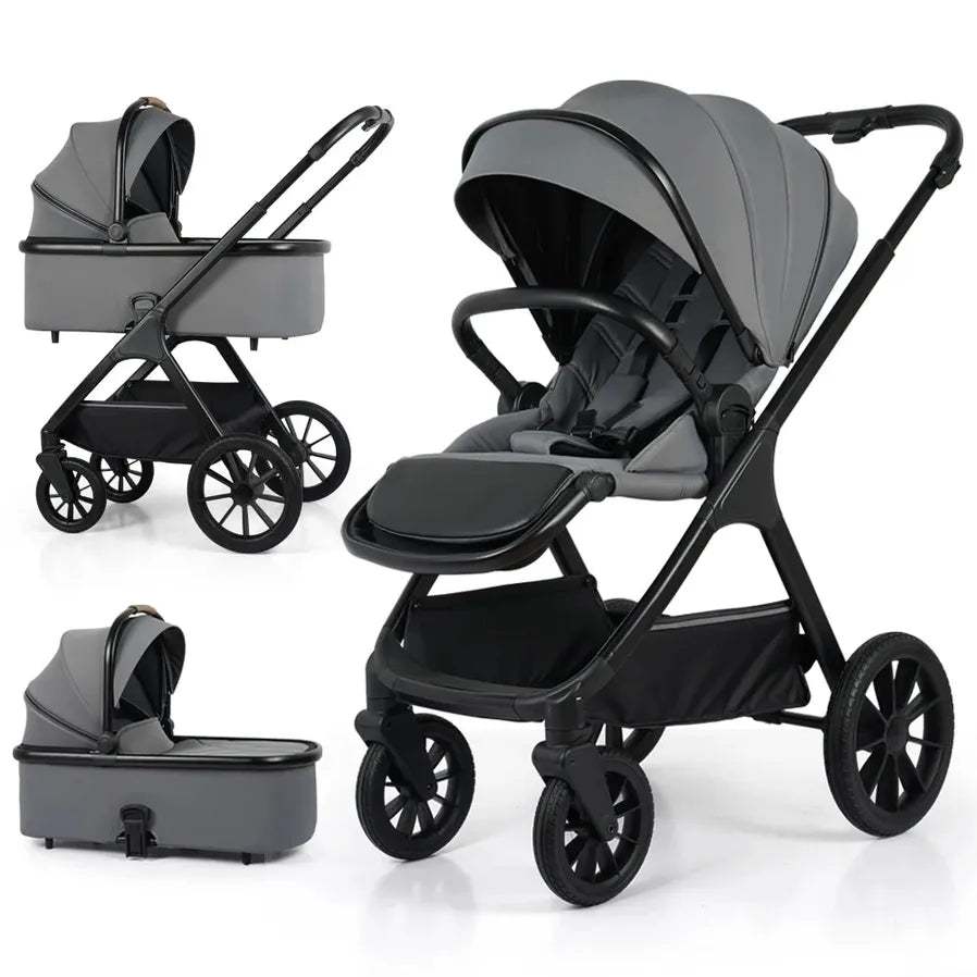 HKM-302803 3 in 1 Luxury High Landscape Multi-Functional Baby Stroller for Travel