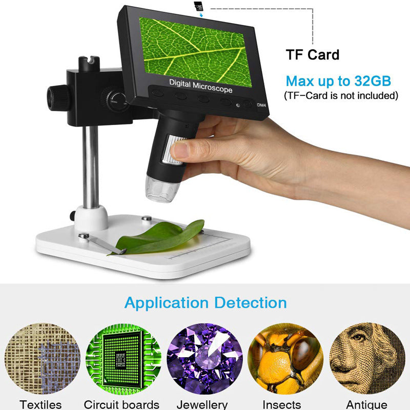 HKM-302803 USB Digital Microscope with 720P Video Resolution and 500-1000x Magnification