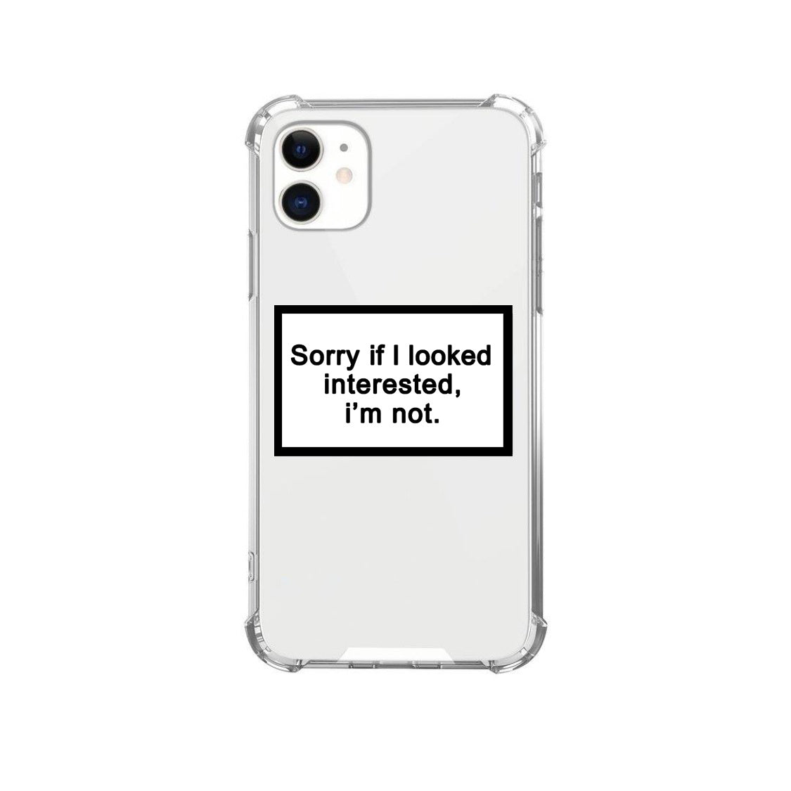 HKM-302867 Transparent Shockproof Silicone Phone Case for iPhone Models