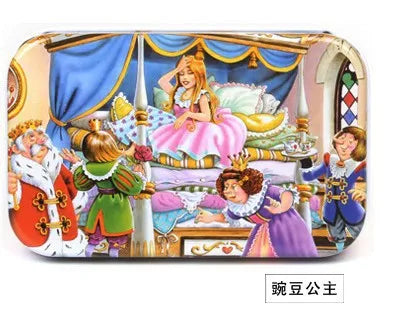 HKM-303059 60-Piece Wooden Jigsaw Puzzle Set Featuring Animal Cartoon Characters for Early Education