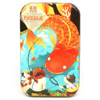 HKM-303059 60-Piece Wooden Jigsaw Puzzle Set Featuring Animal Cartoon Characters for Early Education