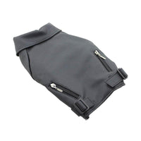 HKM-3030845 Cool PU Leather Dog Jacket for Autumn and Winter with Eagle Embroidery in Various Sizes and Colors