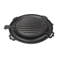 HKM-303123 Korean Style Die-Cast Aluminium Non-Stick Griddle Grill Pan for BBQ and Outdoor Cooking