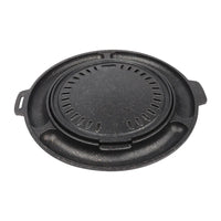 HKM-303123 Korean Style Die-Cast Aluminium Non-Stick Griddle Grill Pan for BBQ and Outdoor Cooking