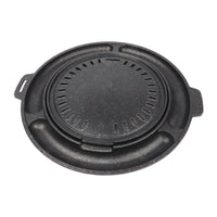 HKM-303123 Korean Style Die-Cast Aluminium Non-Stick Griddle Grill Pan for BBQ and Outdoor Cooking
