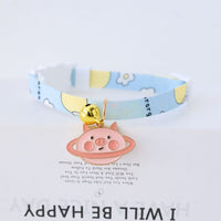 HKM-3033149 Fashionable Safety Pet Collar with Bell for Dogs and Cats - Adjustable Polyester Design
