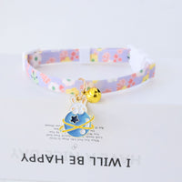 HKM-3033149 Fashionable Safety Pet Collar with Bell for Dogs and Cats - Adjustable Polyester Design