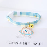 HKM-3033149 Fashionable Safety Pet Collar with Bell for Dogs and Cats - Adjustable Polyester Design
