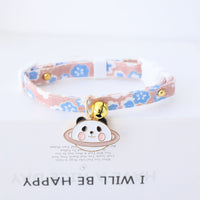 HKM-3033149 Fashionable Safety Pet Collar with Bell for Dogs and Cats - Adjustable Polyester Design