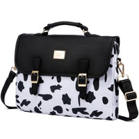 HKM-303315 Stylish 15.6 Inch Laptop Briefcase for Women - Spacious Canvas Shoulder Bag