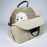 HKM-3033405 Universal Waterproof Pet Backpack for Small Pets - Available in Beige, Light Gold, Light Pink