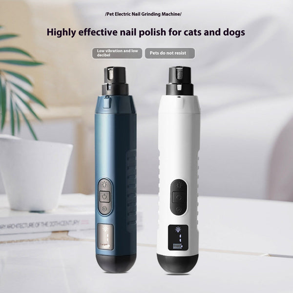 HKM-3034941 High-Power LED Dual Light Pet Nail Polish Remover with Diamond Sand Grinding Head
