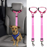 HKM-3036733 Car Backseat Pet Leash for Enhanced Stability ¨C Durable Polyester, Available in Multiple Colors