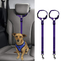 HKM-3036733 Car Backseat Pet Leash for Enhanced Stability ¨C Durable Polyester, Available in Multiple Colors