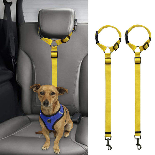 HKM-3036733 Car Backseat Pet Leash for Enhanced Stability ¨C Durable Polyester, Available in Multiple Colors