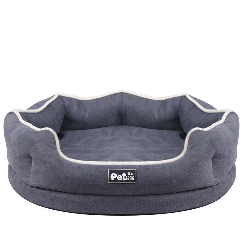 HKM-3036989 Removable Pet Bed Mattress for Cats and Dogs, Tear-Resistant and Breathable Cloth, Available in Pink, Blue, and Gray, Sizes S and L