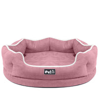 HKM-3036989 Removable Pet Bed Mattress for Cats and Dogs, Tear-Resistant and Breathable Cloth, Available in Pink, Blue, and Gray, Sizes S and L