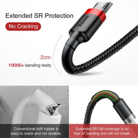 HKM-303827 Xiaomi-Compatible Android Data Cable for Fast Charging - TPE Material, Available in Red, Gray, and Black