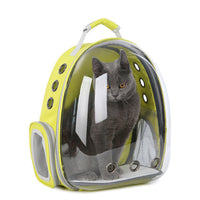 HKM-3039165 Portable Cat Space Capsule with Transparent Window and Safety Features