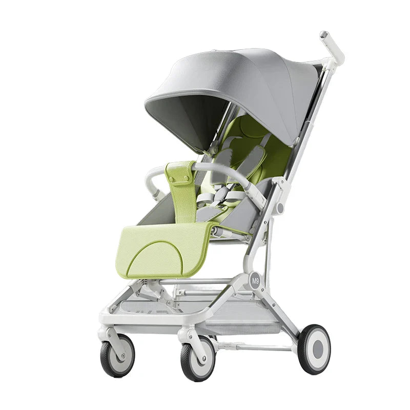 HKM-303955 Lightweight Folding Travel Baby Stroller with Detachable Canopy and Breathable Backrest