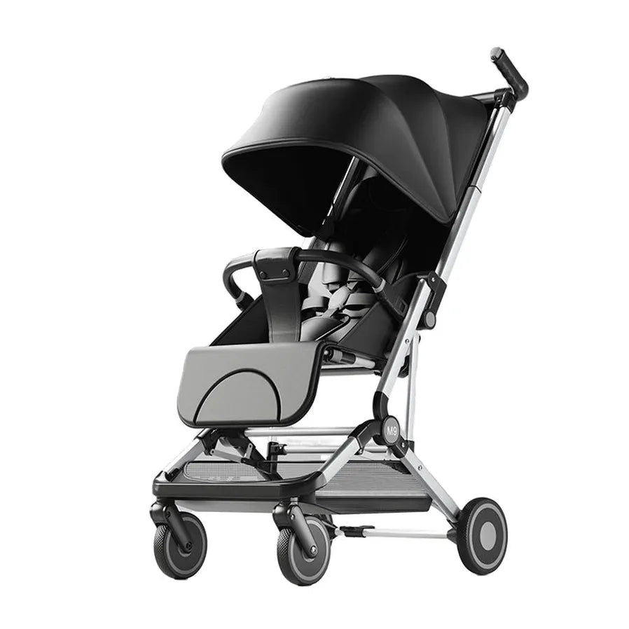 HKM-303955 Lightweight Folding Travel Baby Stroller with Detachable Canopy and Breathable Backrest