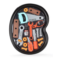 HKM-304019 Educational DIY Tool Box Set for Kids – 17-Piece Pretend Play Mechanic Toys, Ages 3+