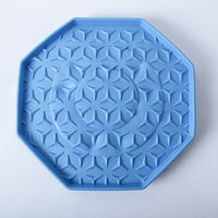 HKM-3040701 Colorful Pet Silica Gel Lick Mat with Suction Cups for Mess-Free Treat Time
