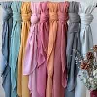 HKM-304083 Double-Layer Cotton Bamboo Gauze Quilt Blanket - Soft, Lightweight, 120x120cm