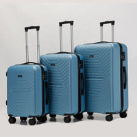 HKM-304147 Three-Piece Luggage Set with 20-Inch Trolley Suitcase for Travel