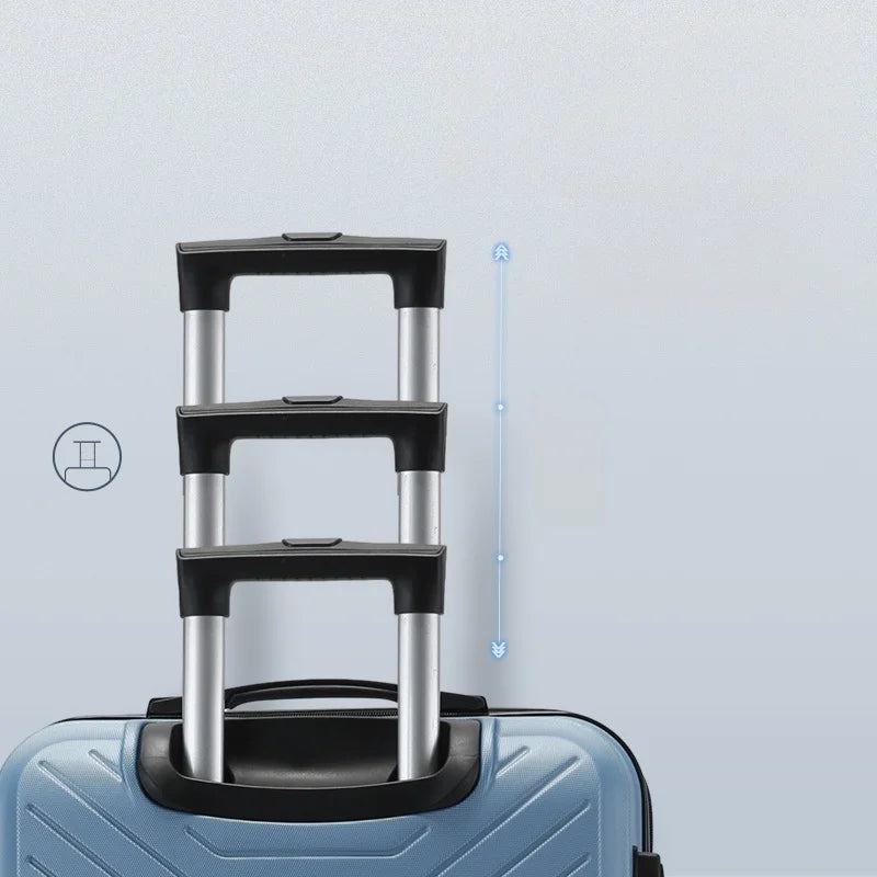 HKM-304147 Three-Piece Luggage Set with 20-Inch Trolley Suitcase for Travel