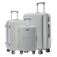 HKM-304147 Three-Piece Luggage Set with 20-Inch Trolley Suitcase for Travel
