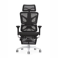 HKM-304211 High Back Mesh Swivel Office Chair with Footrest for Manager and Meeting Use