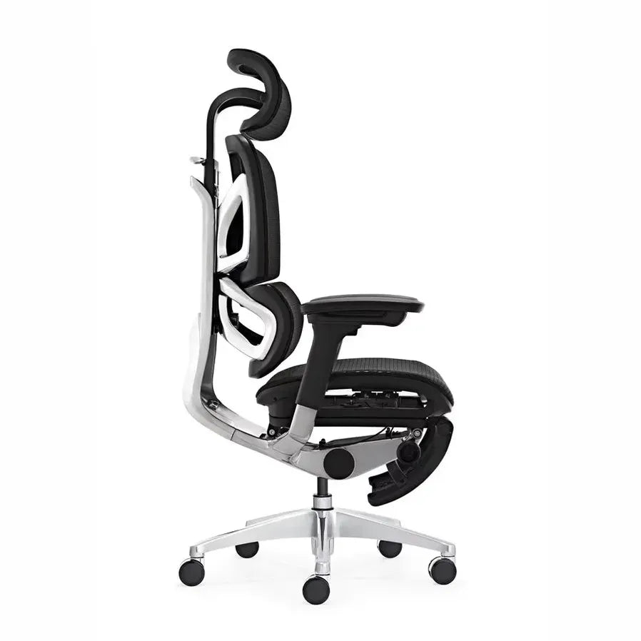 HKM-304211 High Back Mesh Swivel Office Chair with Footrest for Manager and Meeting Use