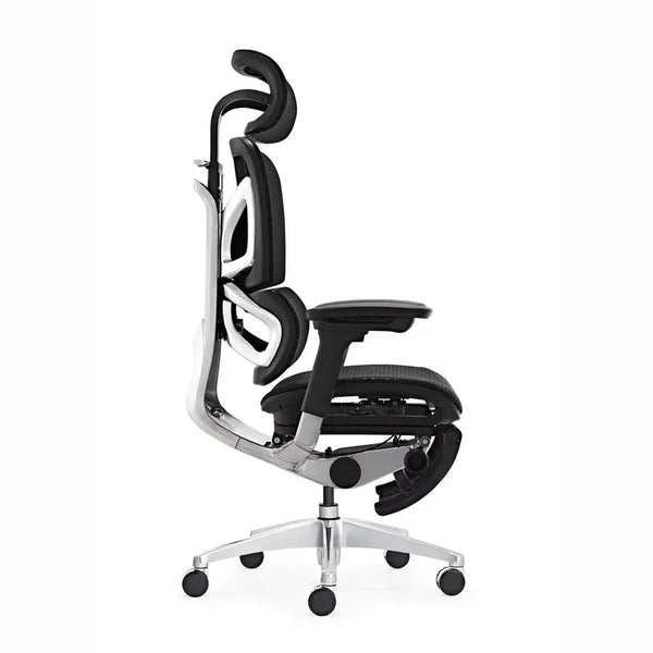 HKM-304211 High Back Mesh Swivel Office Chair with Footrest for Manager and Meeting Use