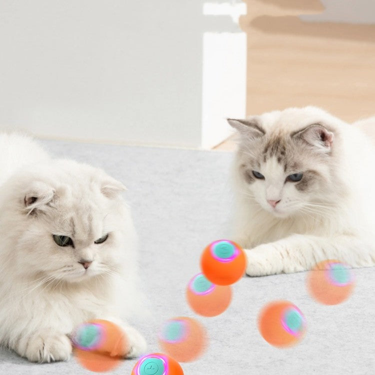 HKM-304211 Intelligent Decompression Ball with Automatic Obstacle Avoidance in Orange and Cyan