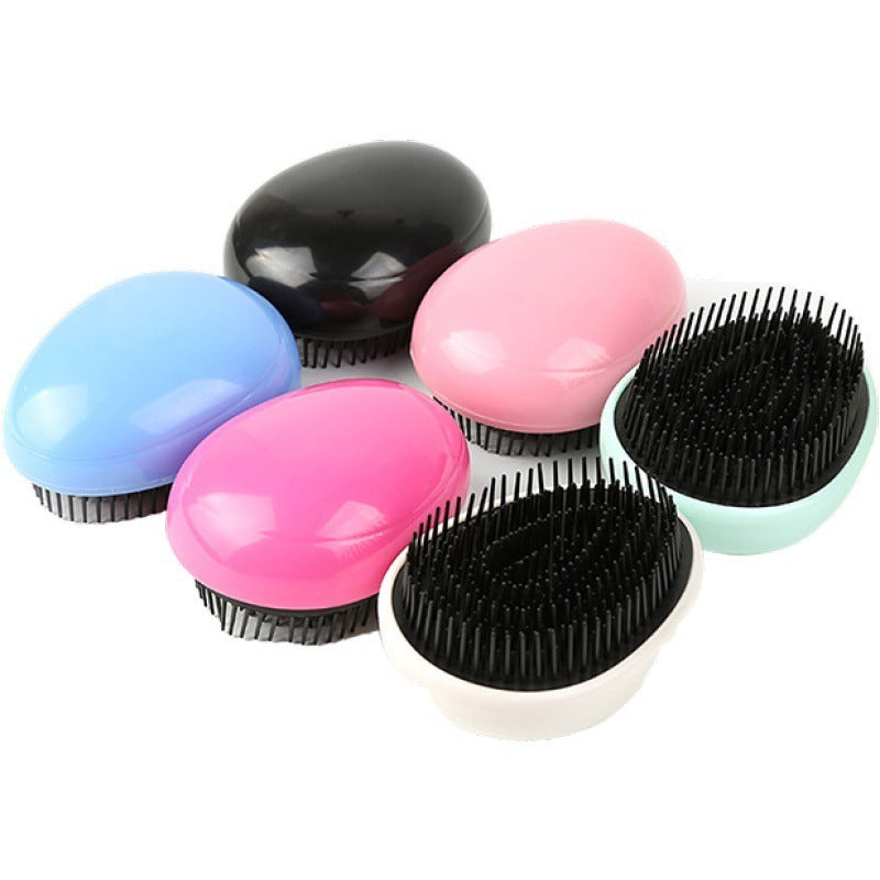 HKM-304339 Smooth Black ABS Massage Comb for Easy Hair Styling