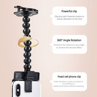 HKM-3044157 Pet Photo Clip for Easy Selfies with Dogs and Cats, Adjustable Camera Bracket for Pet Toys