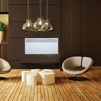 HKM-304531 Slim Electric Wall-Mounted Convector Heater with Adjustable Thermostat and Safety Features
