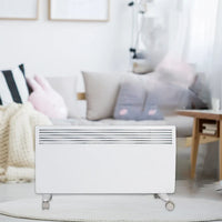 HKM-304531 Slim Electric Wall-Mounted Convector Heater with Adjustable Thermostat and Safety Features