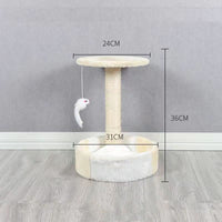 HKM-3045949 Cat Climbing Frame with Integrated Column in Multiple Color Options