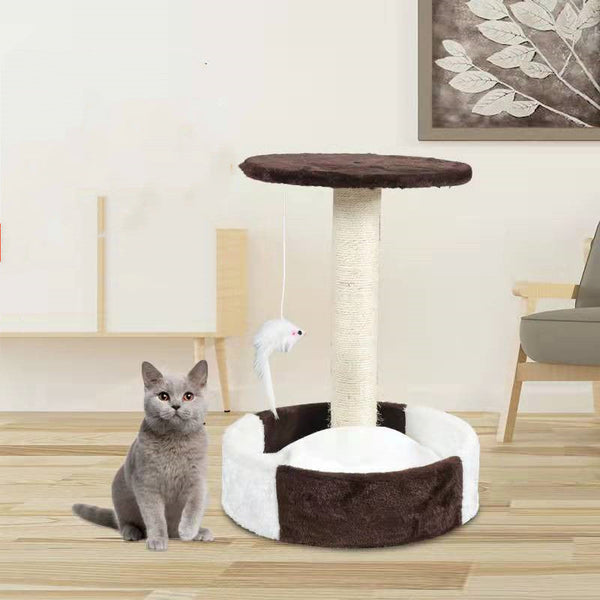 HKM-3045949 Cat Climbing Frame with Integrated Column in Multiple Color Options