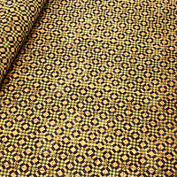 HKM-304595 Floral Cork Cloth PU Artificial Leather for Shoes, Bags, Belts, and Clothing