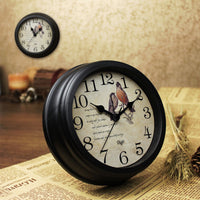 HKM-304595 Modern Round Alarm Clock with Video Display for Home and Office Use