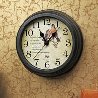 HKM-304595 Modern Round Alarm Clock with Video Display for Home and Office Use