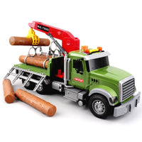 HKM-304723 1:12 Scale Plastic Pull Back Fire Truck Toy for Kids Ages 2 and Up