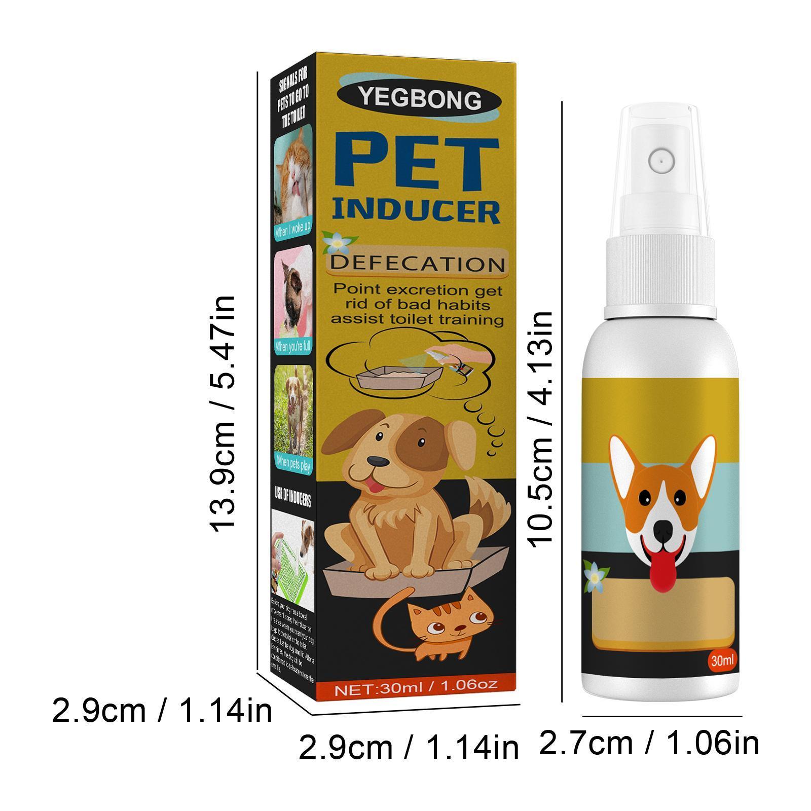 HKM-3048125 Pet Defecation Positioning Spray for Cats and Dogs