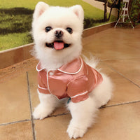 HKM-3049277 Silk Bathrobe Pajamas for Pets – Comfortable Polyester Cotton Robe in Sizes XS to XXL